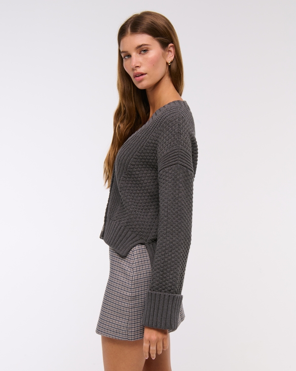 The A&F Cameron Seed Stitch Cardigan
