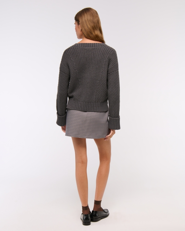 The A&F Cameron Seed Stitch Cardigan