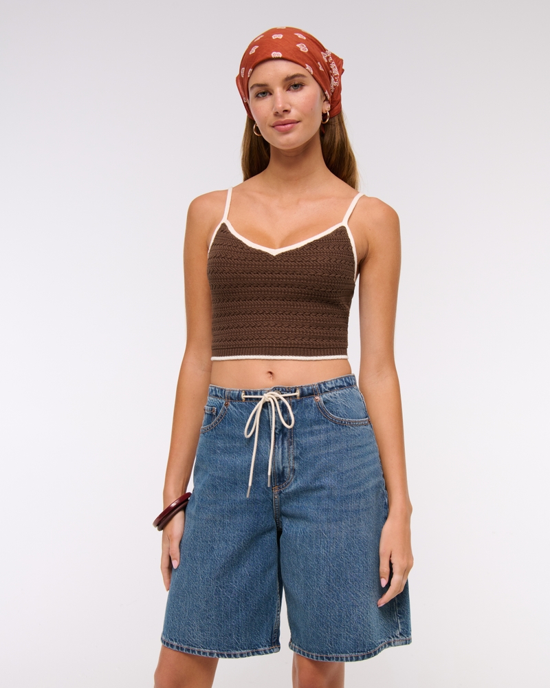 Crochet-Style Bra Top