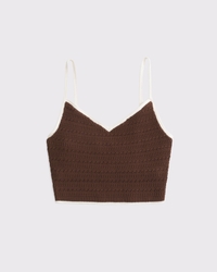 Crochet-Style Bra Top