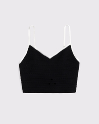 Crochet-Style Bra Top