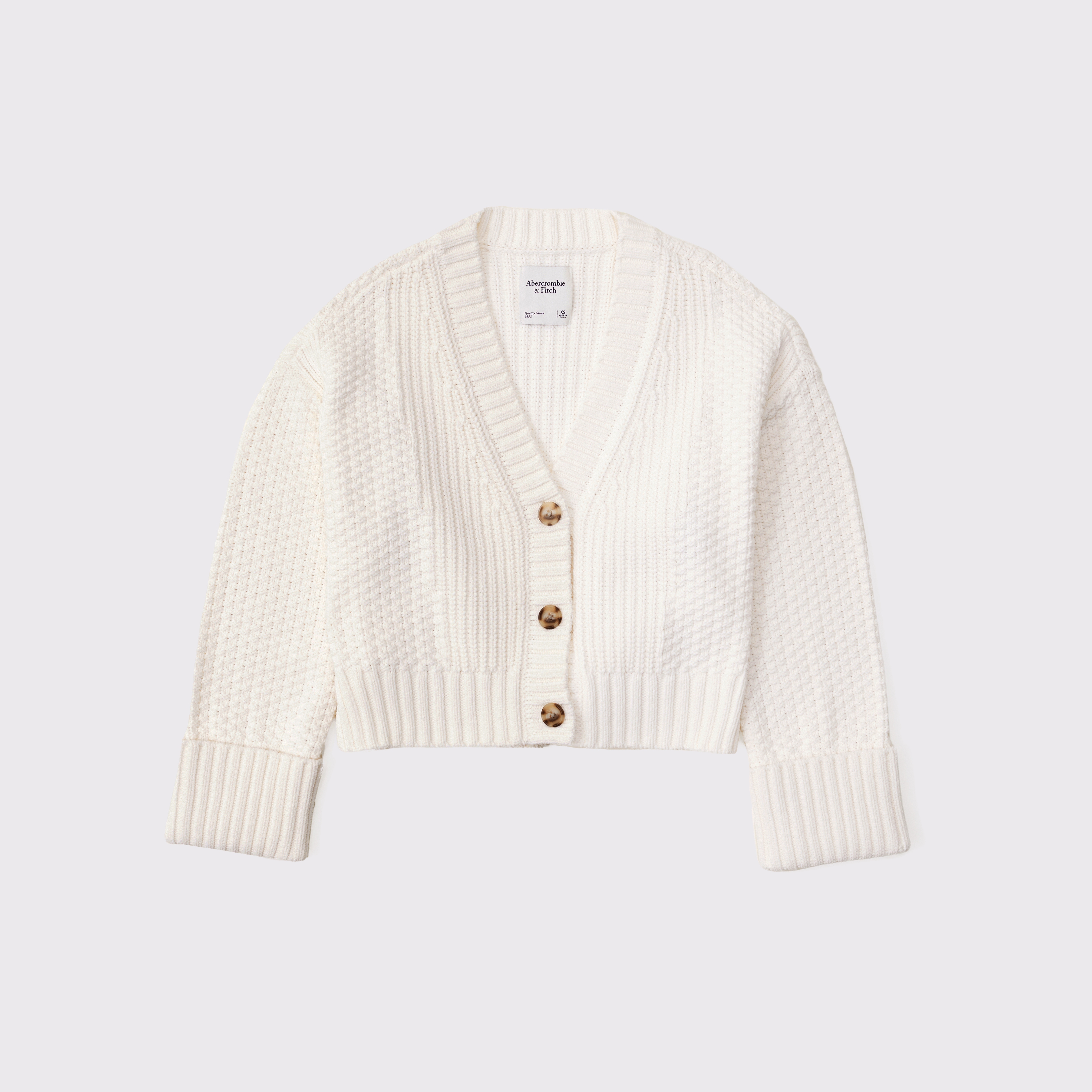 ワンピース short cardigan seed stitch tops Women's The A&F Cameron Seed Stitch Cardigan | Women's Tops