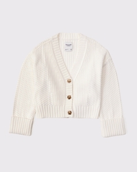 Der A&F Cameron Cardigan mit Perlmuster