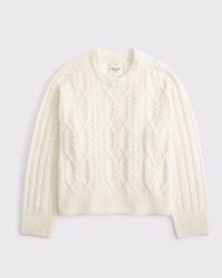 The A&F Madeline Cable Crew Sweater