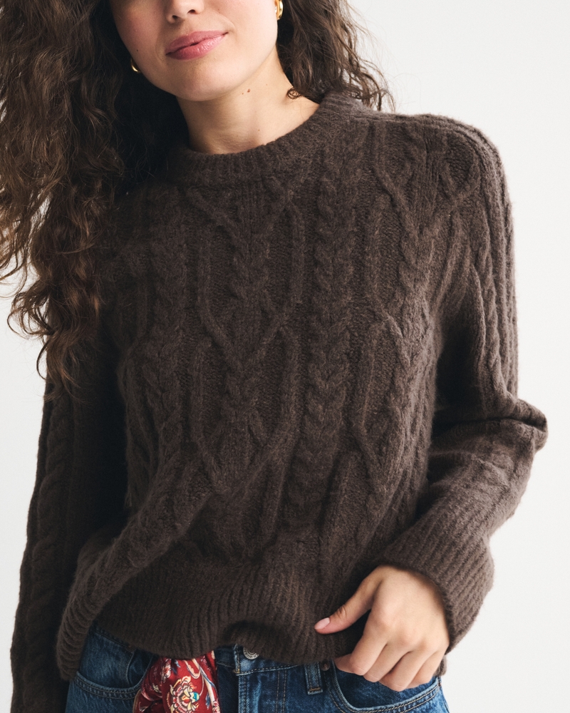 The A&F Madeline Cable Crew Sweater
