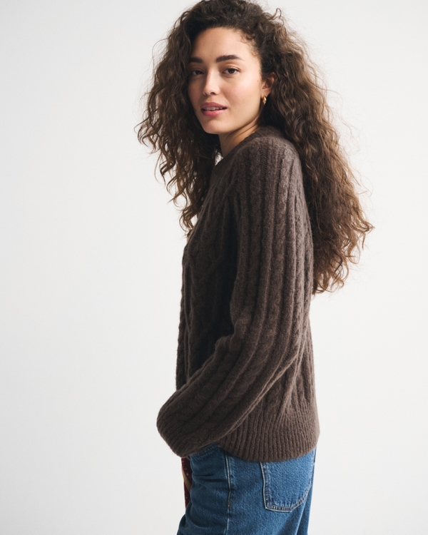 The A&F Madeline Cable Crew Sweater