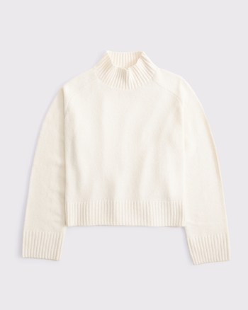 Women's Easy Mockneck Sweater | Women's Tops | Abercrombie.com