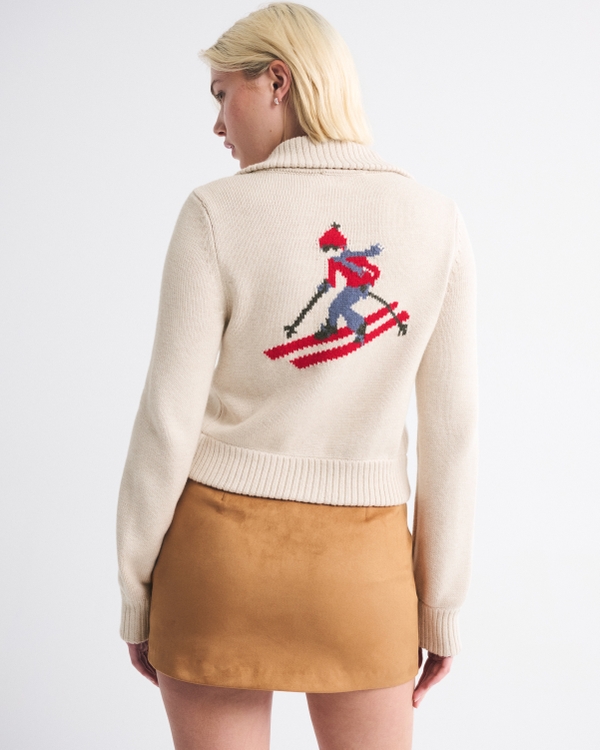 Double Zipper Après Ski Cardigan