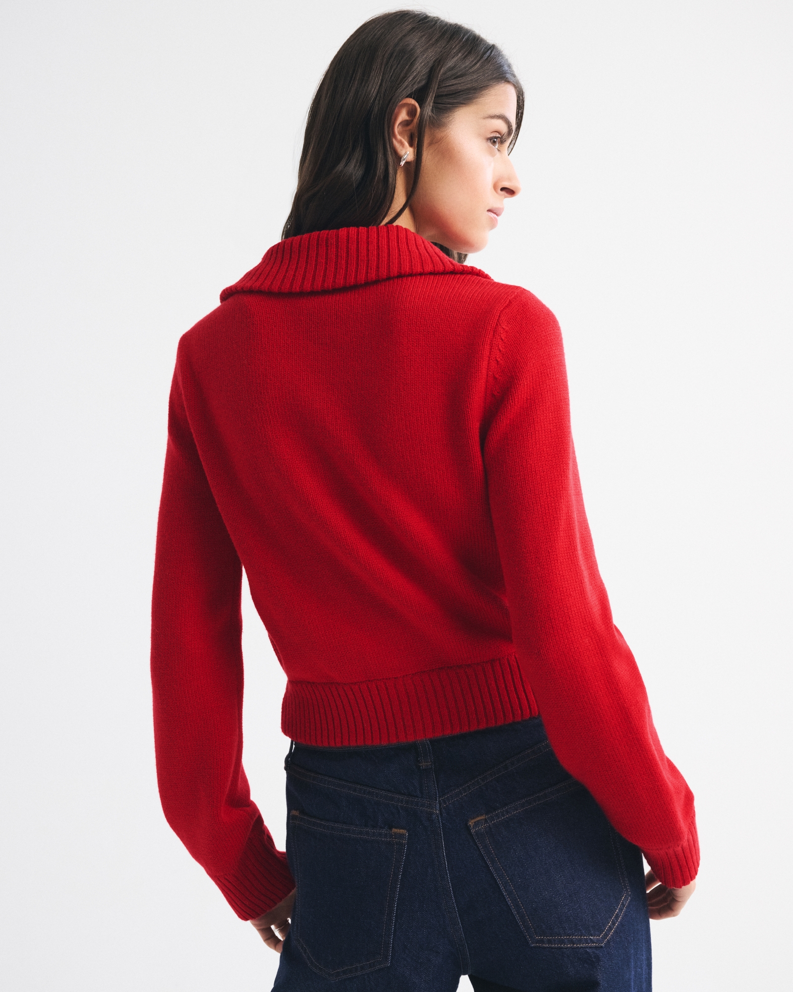 Double Zipper Western Cardigan