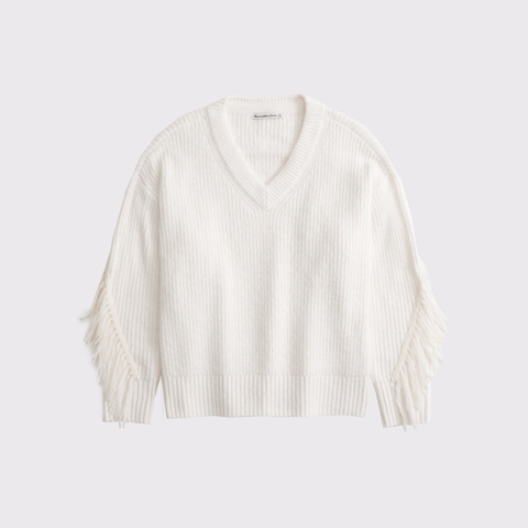 Женские свитеры Abercrombie & Fitch Dad V-Neck Sweater