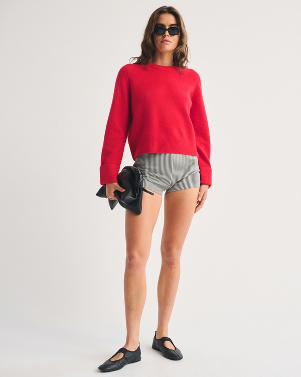 The A&F Madeline Crew Sweater, Red view 2
