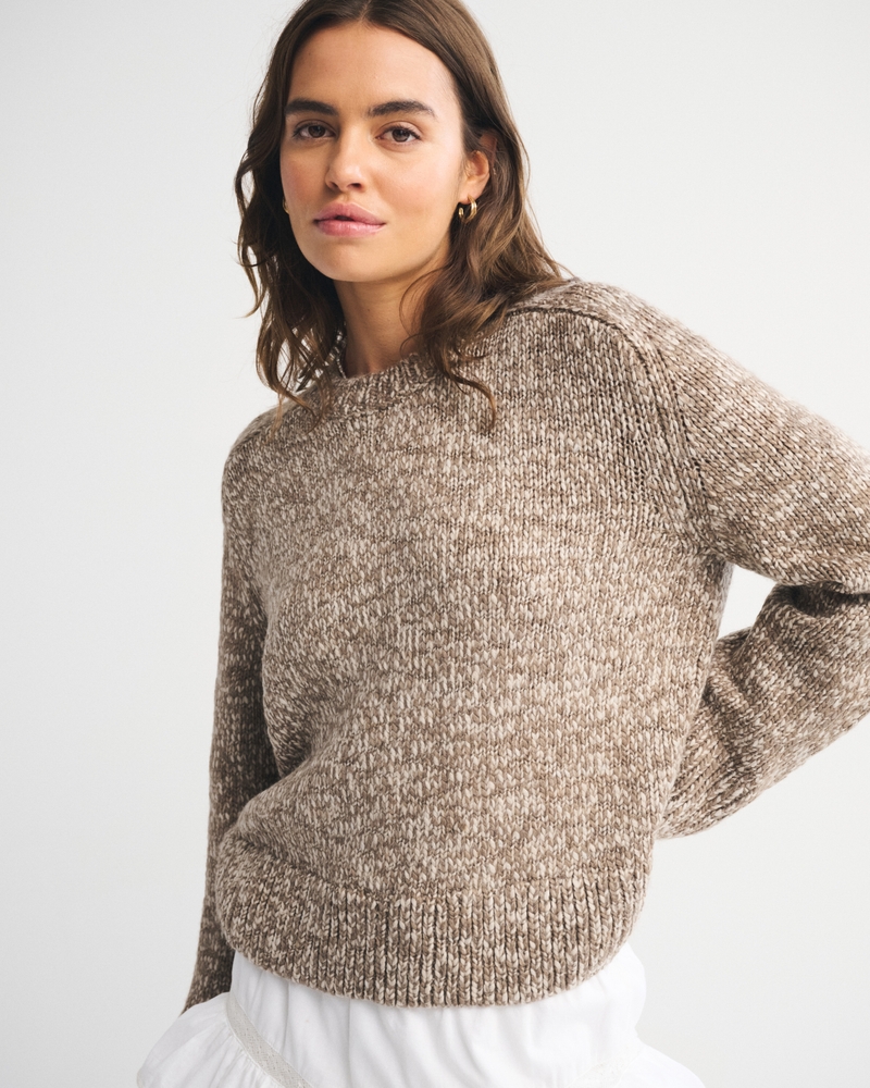The A&F Madeline Marled Crew Sweater
