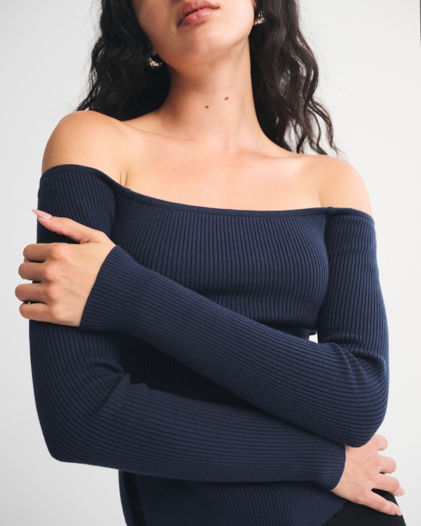 Off-The-Shoulder Sweater