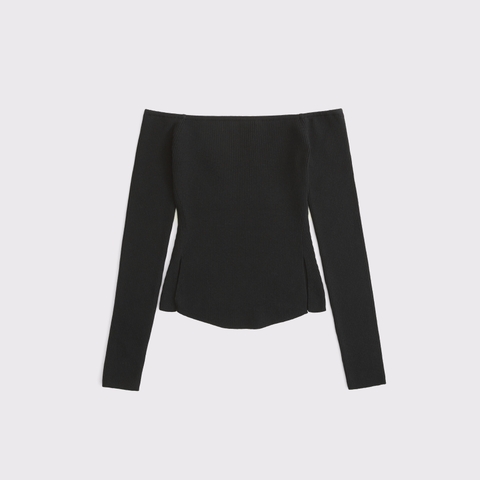 Женские свитеры Abercrombie & Fitch Off-The-Shoulder Sweater