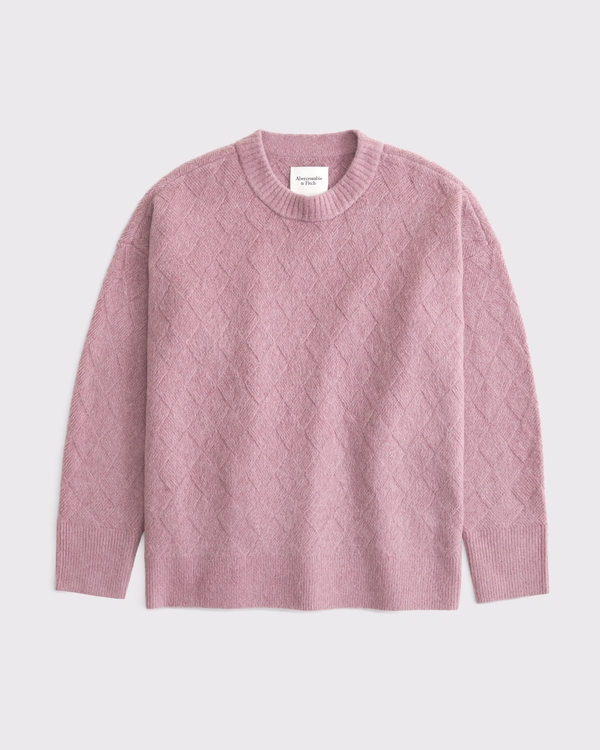 Dad Crew Sweater, Light Mauve view 1