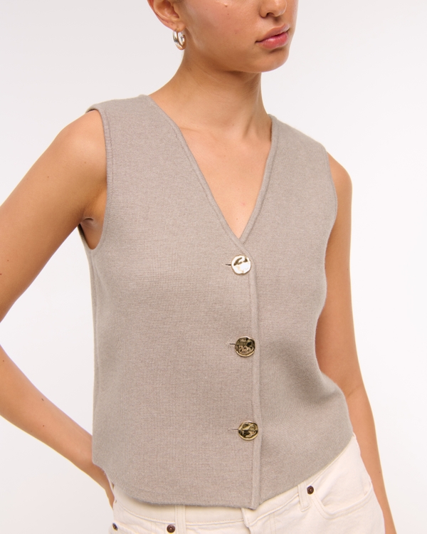 LuxeLoft V-Neck Vest
