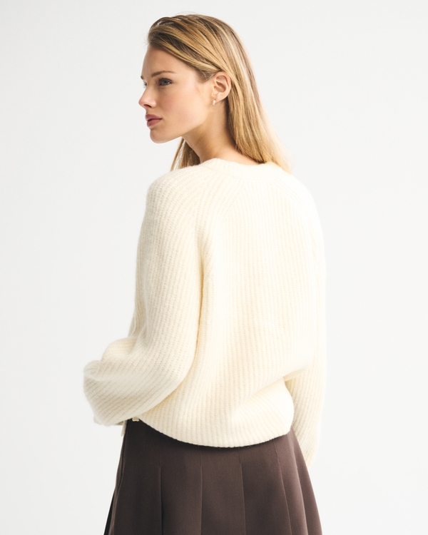 Dad Lace-Up Crew Sweater