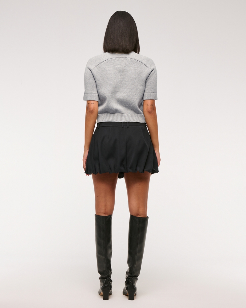 The A&F Madeline Varsity Crew Sweater Tee