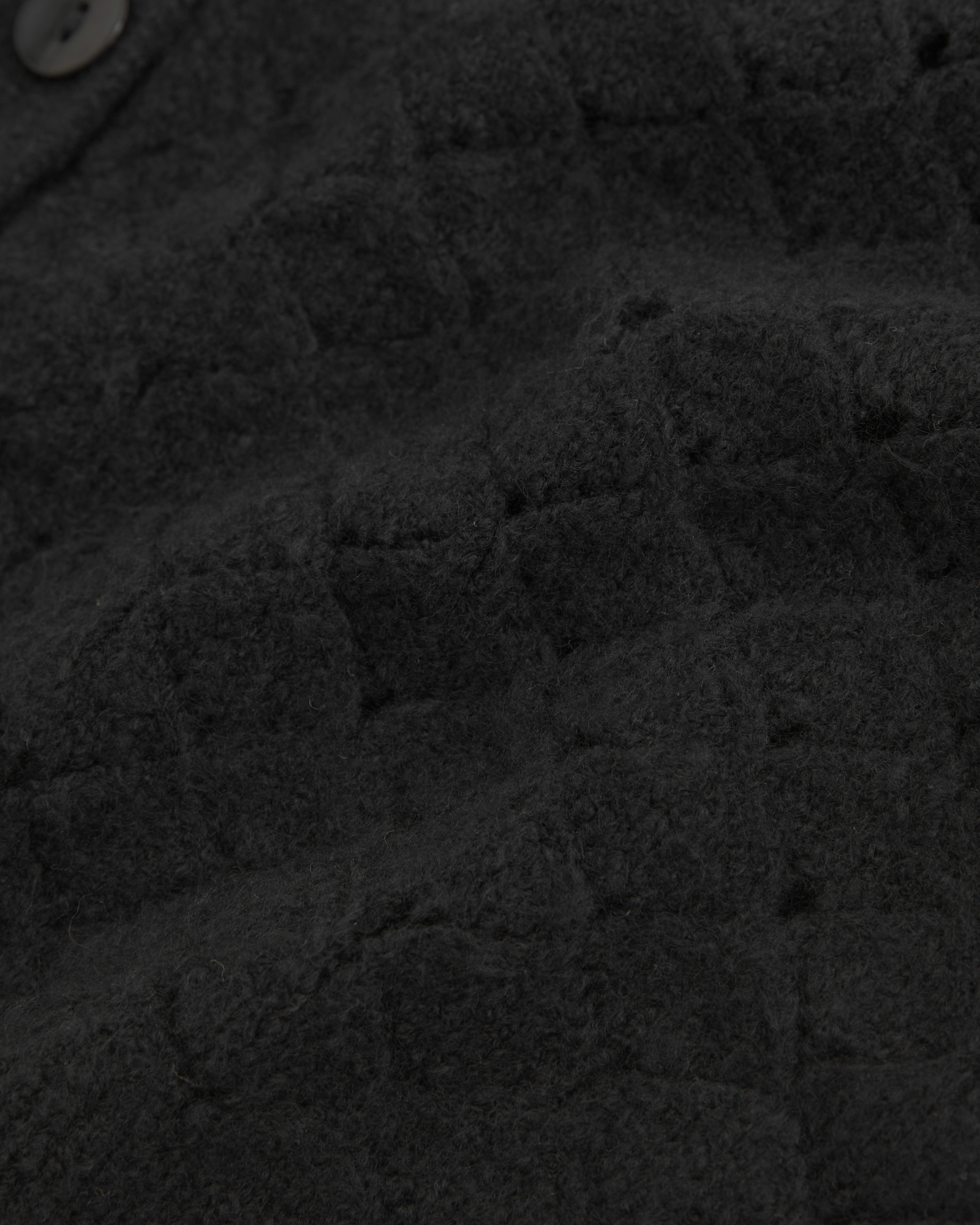 Shrunken Pointelle Crew Cardigan