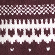 burgundy fairisle