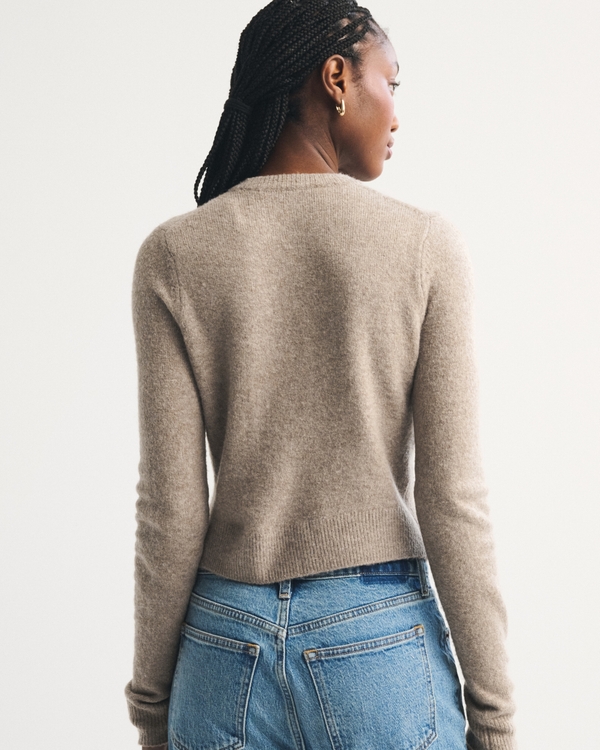 Shrunken Crew Cardigan