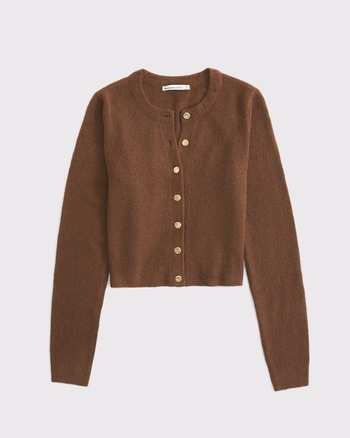 Shrunken Crew Cardigan