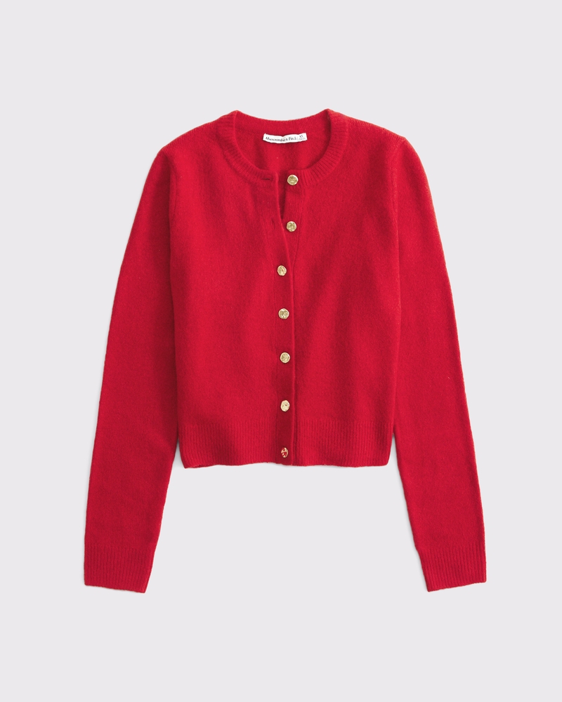 トップス Compact Logo Knit Cardigan red トップス Compact Logo Knit Cardigan red トップス Compact Logo Knit