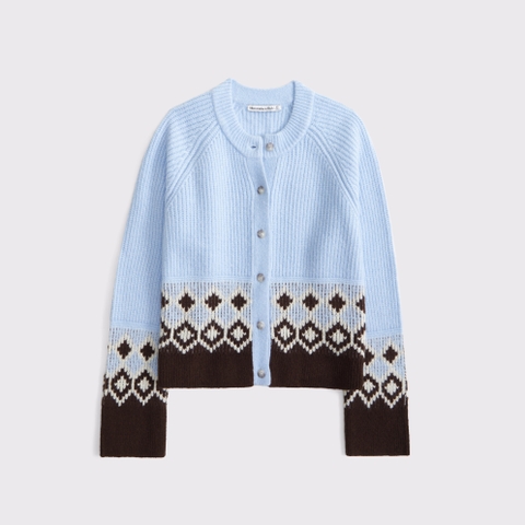 Женские кардиганы Abercrombie & Fitch Striped Crew Cardigan