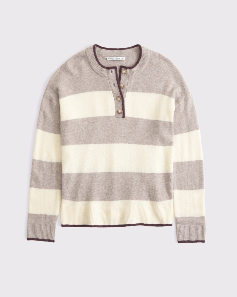 トップス vintage Abercrombie&Fitch Henry knit top Women's Henley Sweater | Women's Clearance | Abercrombie.com