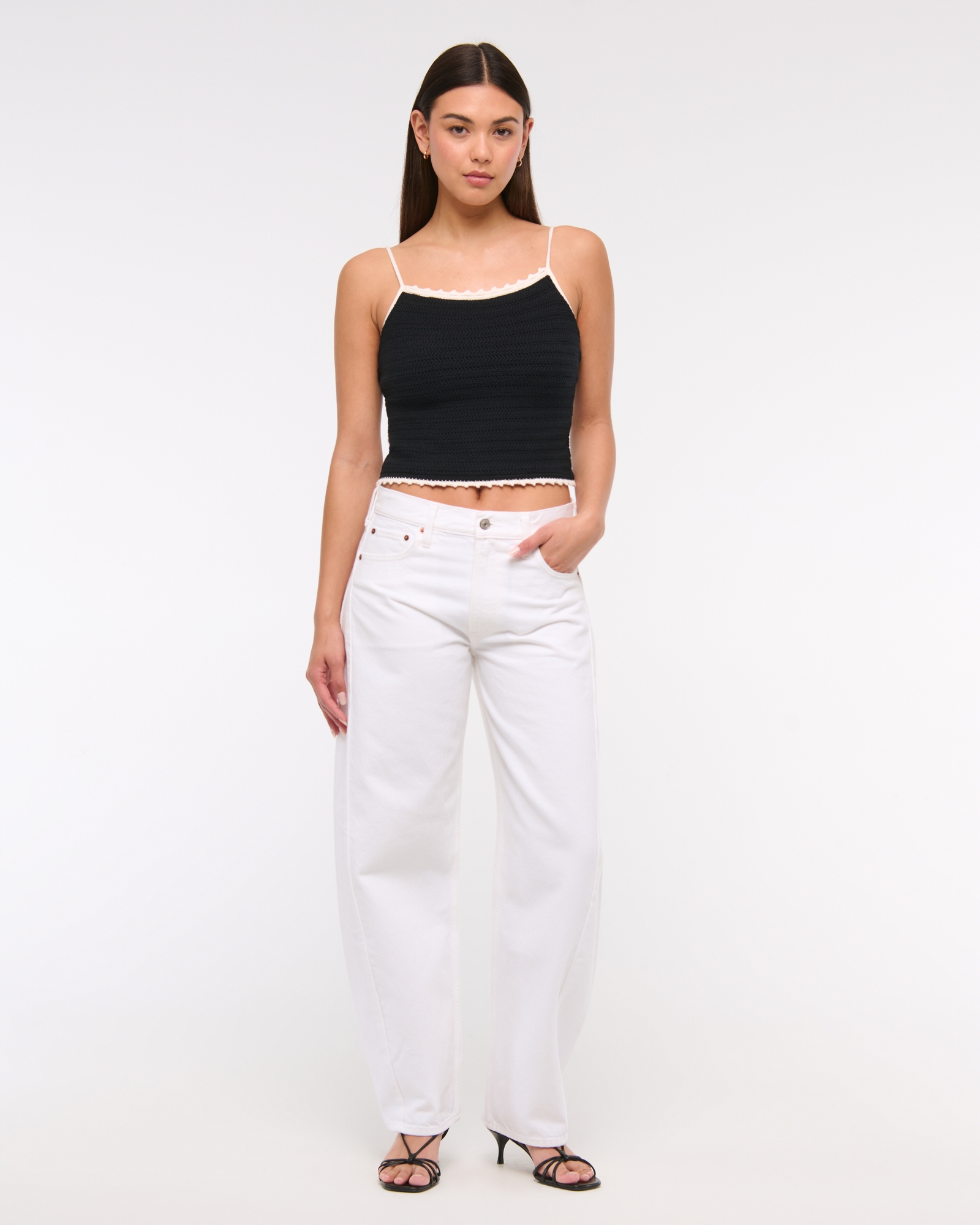 Crochet-Style Tie-Back Tank