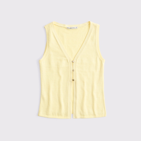 Женские свитеры Abercrombie & Fitch Open-Front Sweater Vest
