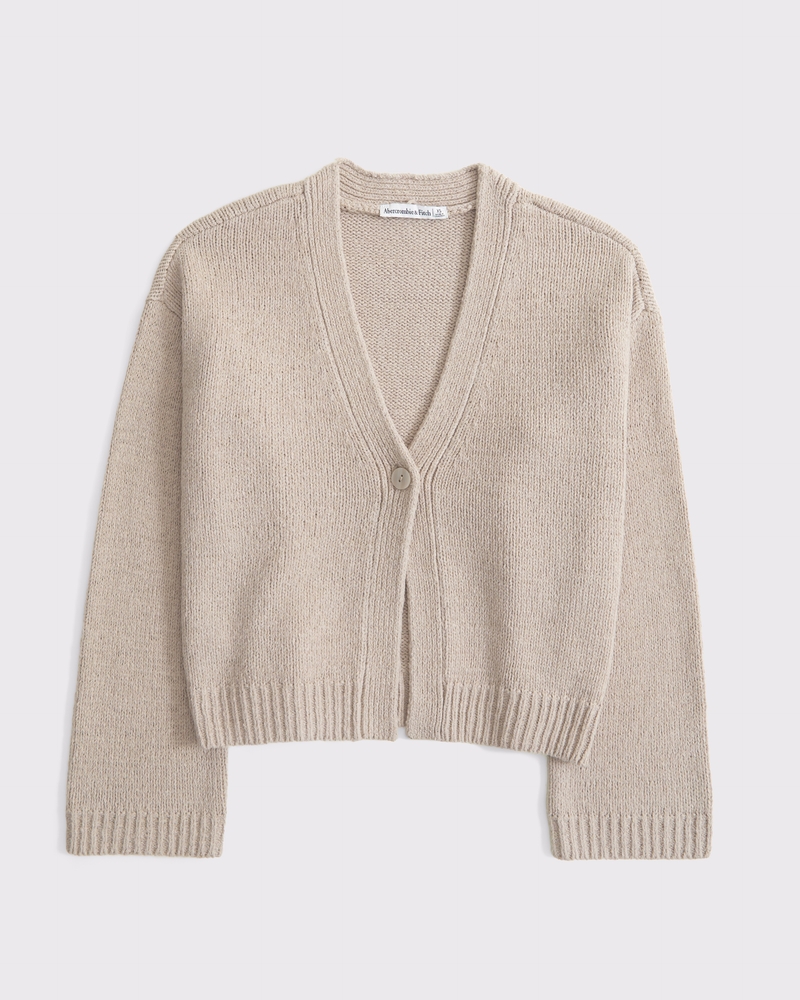 Abercrombie & Fitch】アバクロ ロゴ ニット カーディガン 