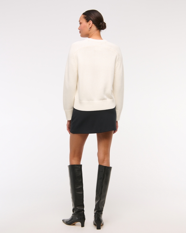 The A&F Madeline Dice Crew Sweater