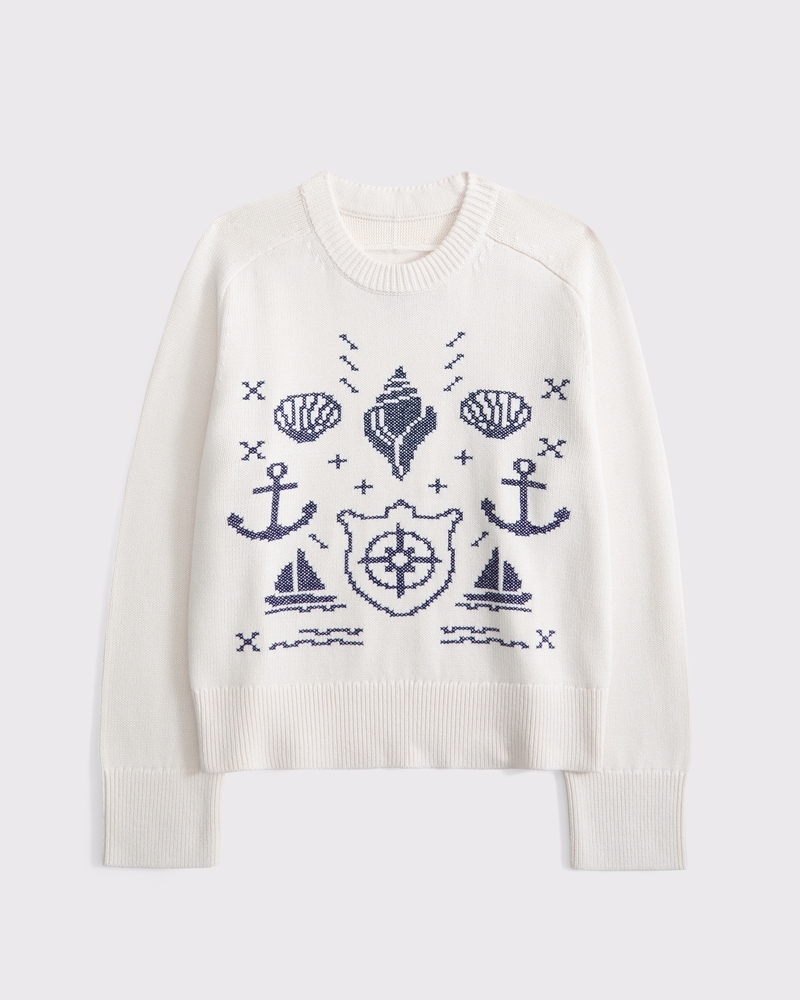 The A&F Madeline Coastal Crew Sweater