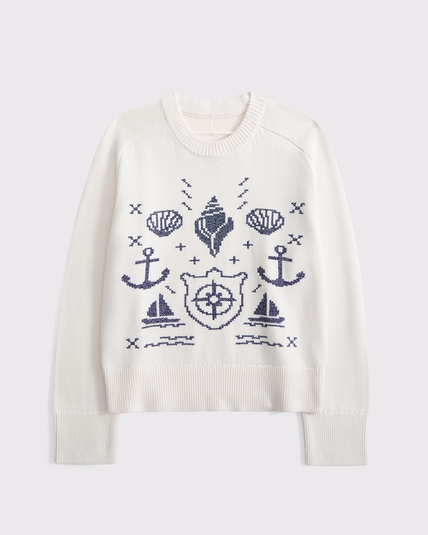 The A&F Madeline Coastal Crew Sweater