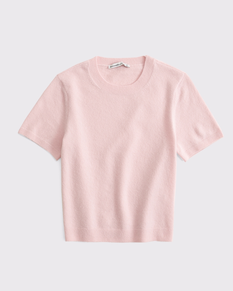 Wool-Blend Skimming Sweater Tee