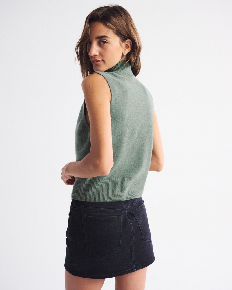 Stehkragen Damen Wollpullover Online Merino-Strick-Stehkragen