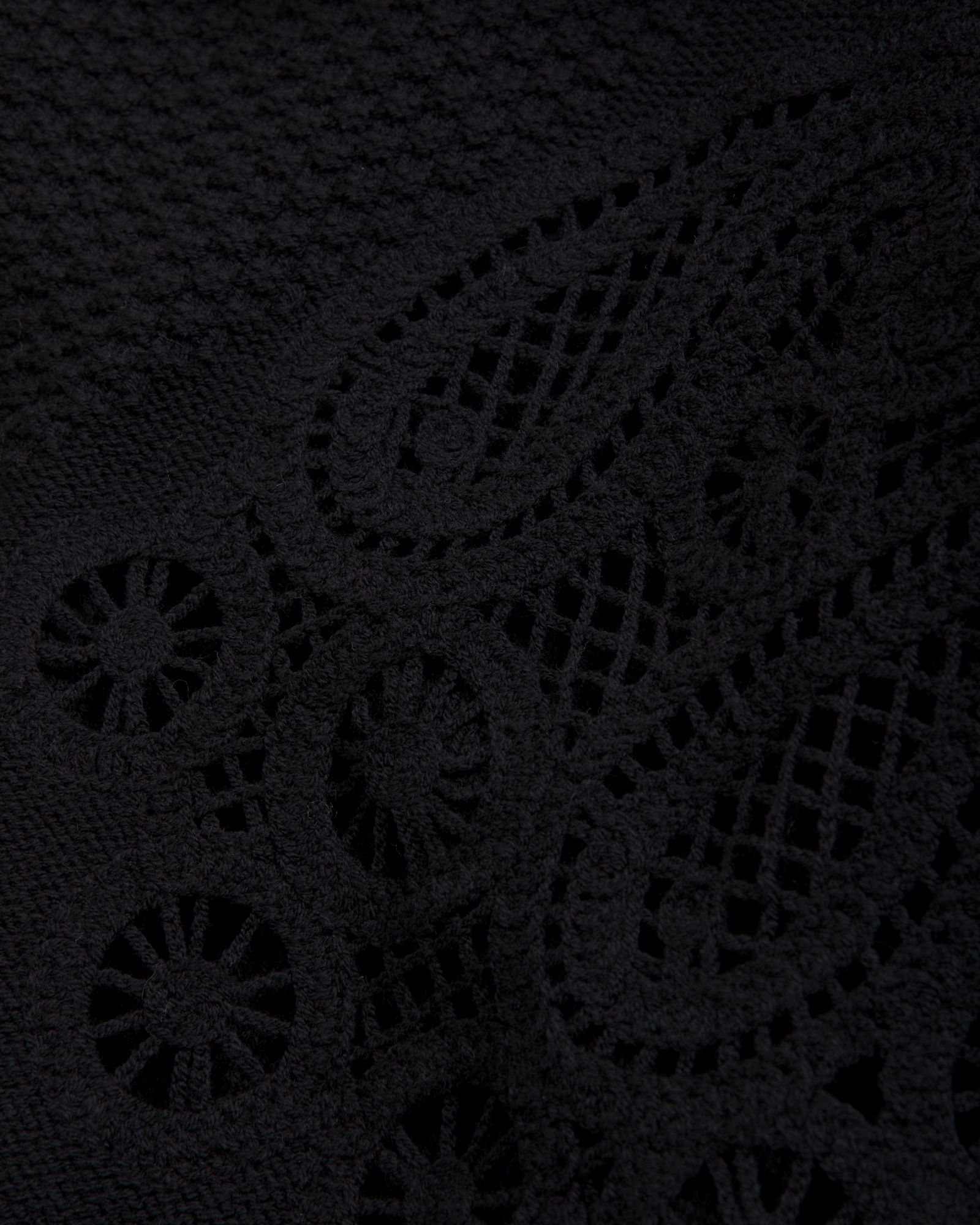 Paisley Stitch Crew Sweater