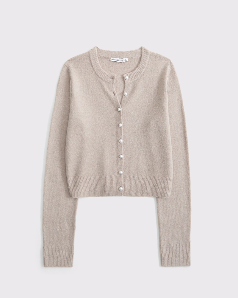 Pearl Button Crew Cardigan