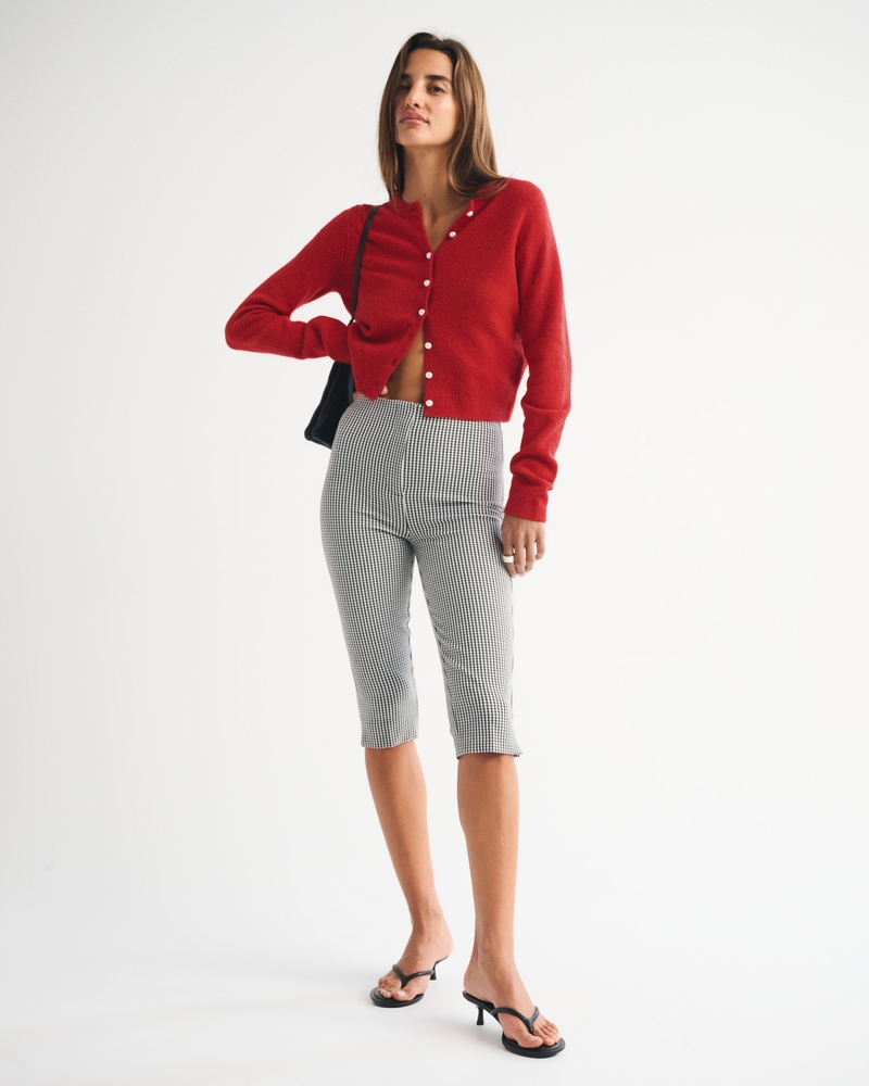 Pearl Button Crew Cardigan