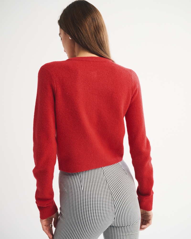 Pearl Button Crew Cardigan