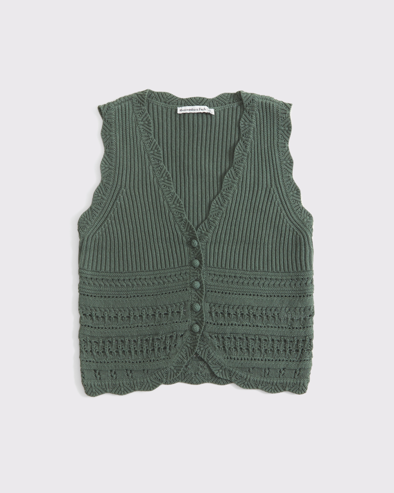 Textural V-Neck Sweater Vest