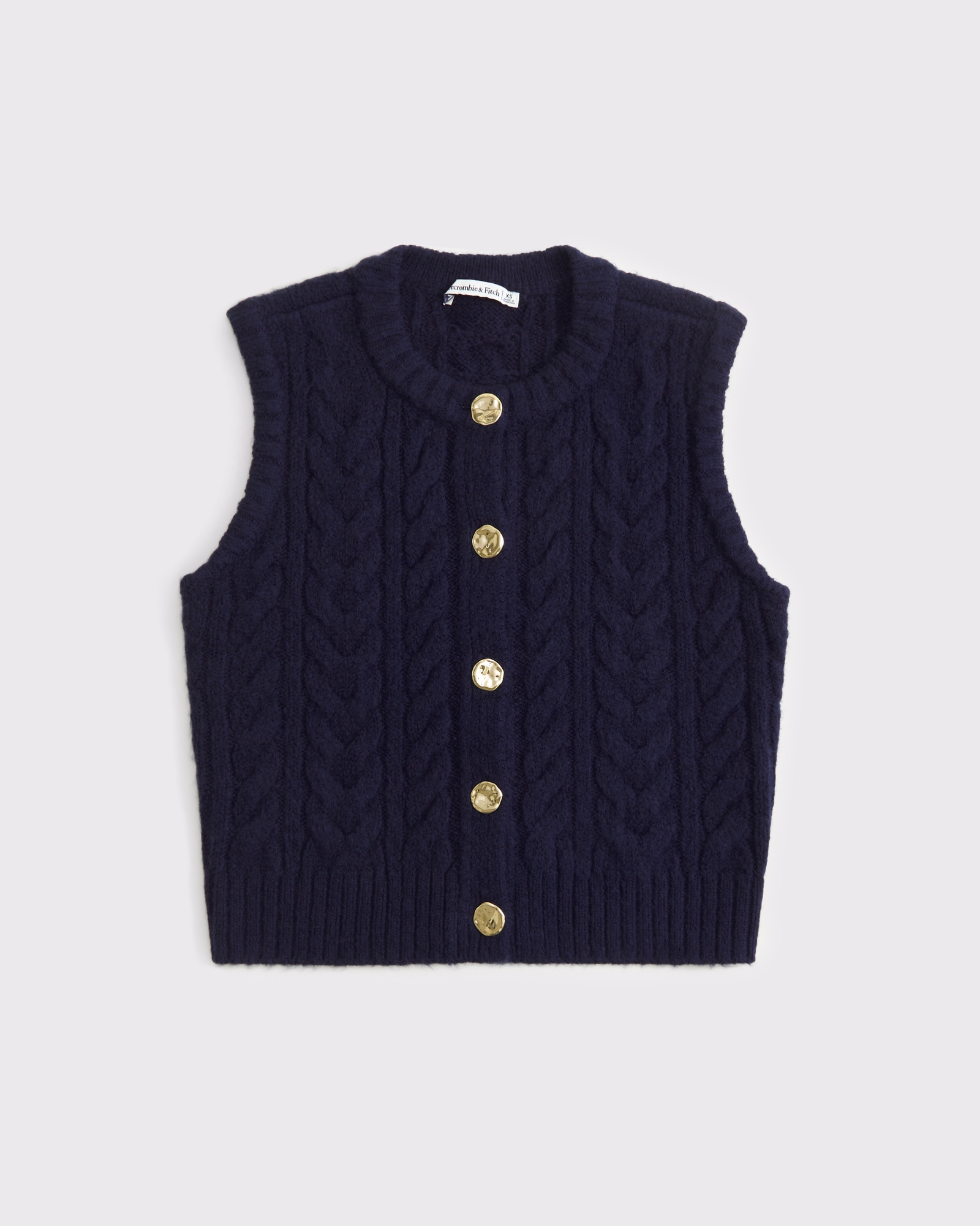 Cable-Knit Sweater Vest