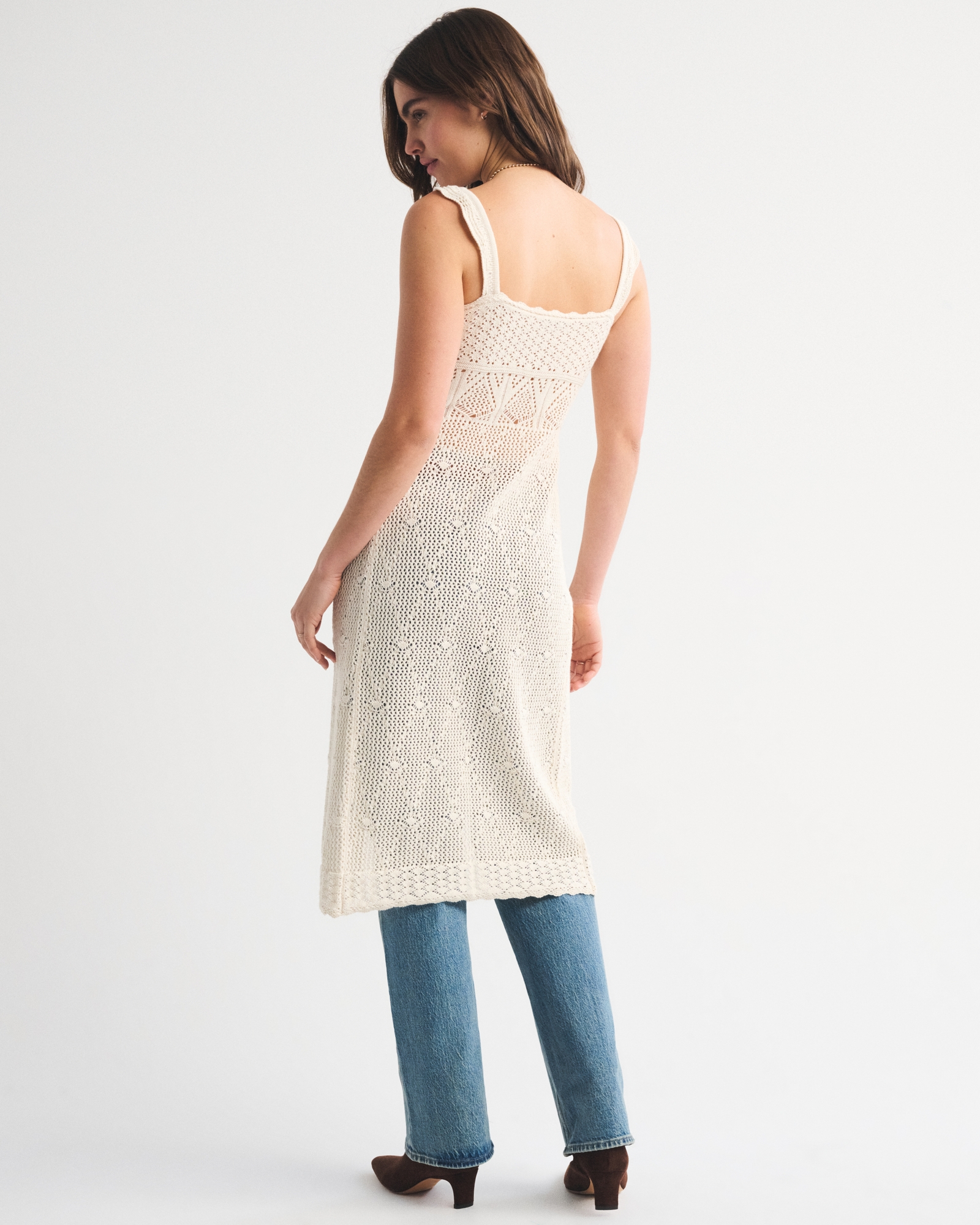 Crochet-Style Duster Cami