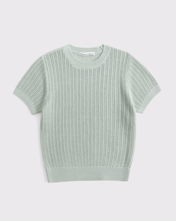 Textural Stitch Sweater Tee