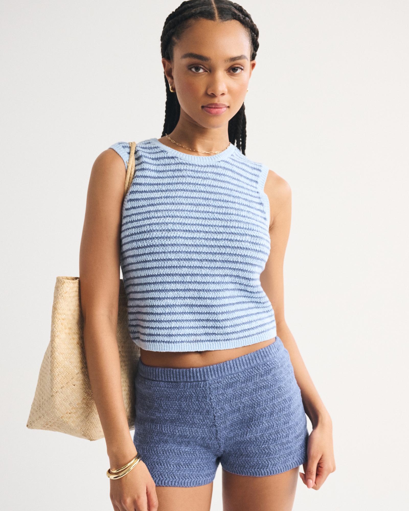 Crochet-Style Shell Top