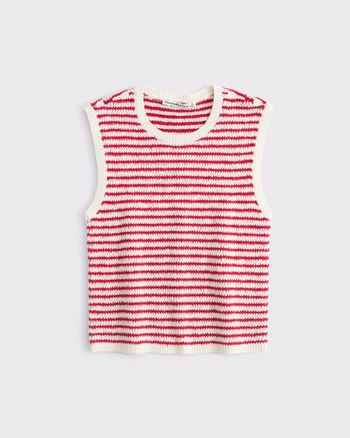 Crochet-Style Shell Top