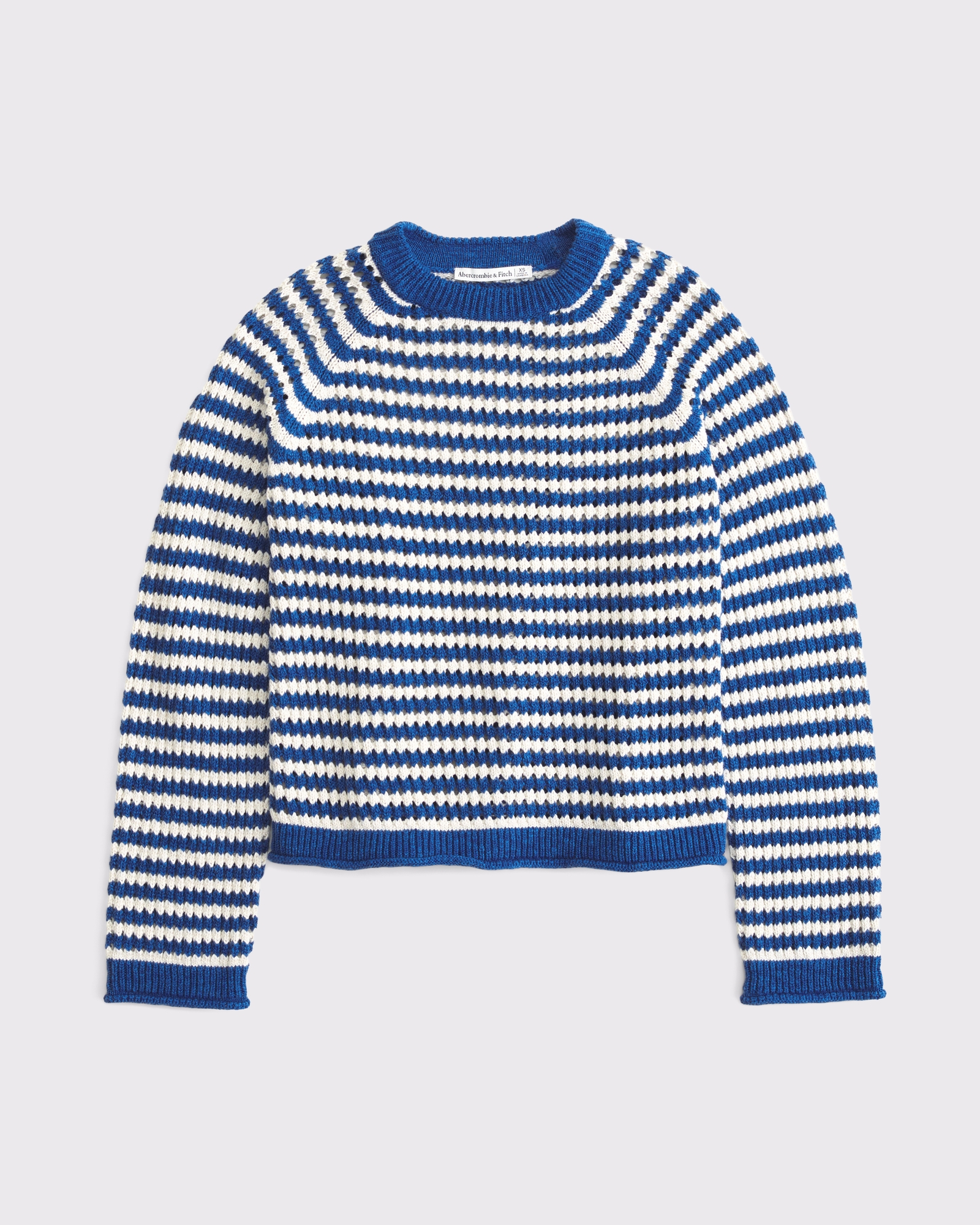 The A&F Madeline Crochet-Style Crew Sweater