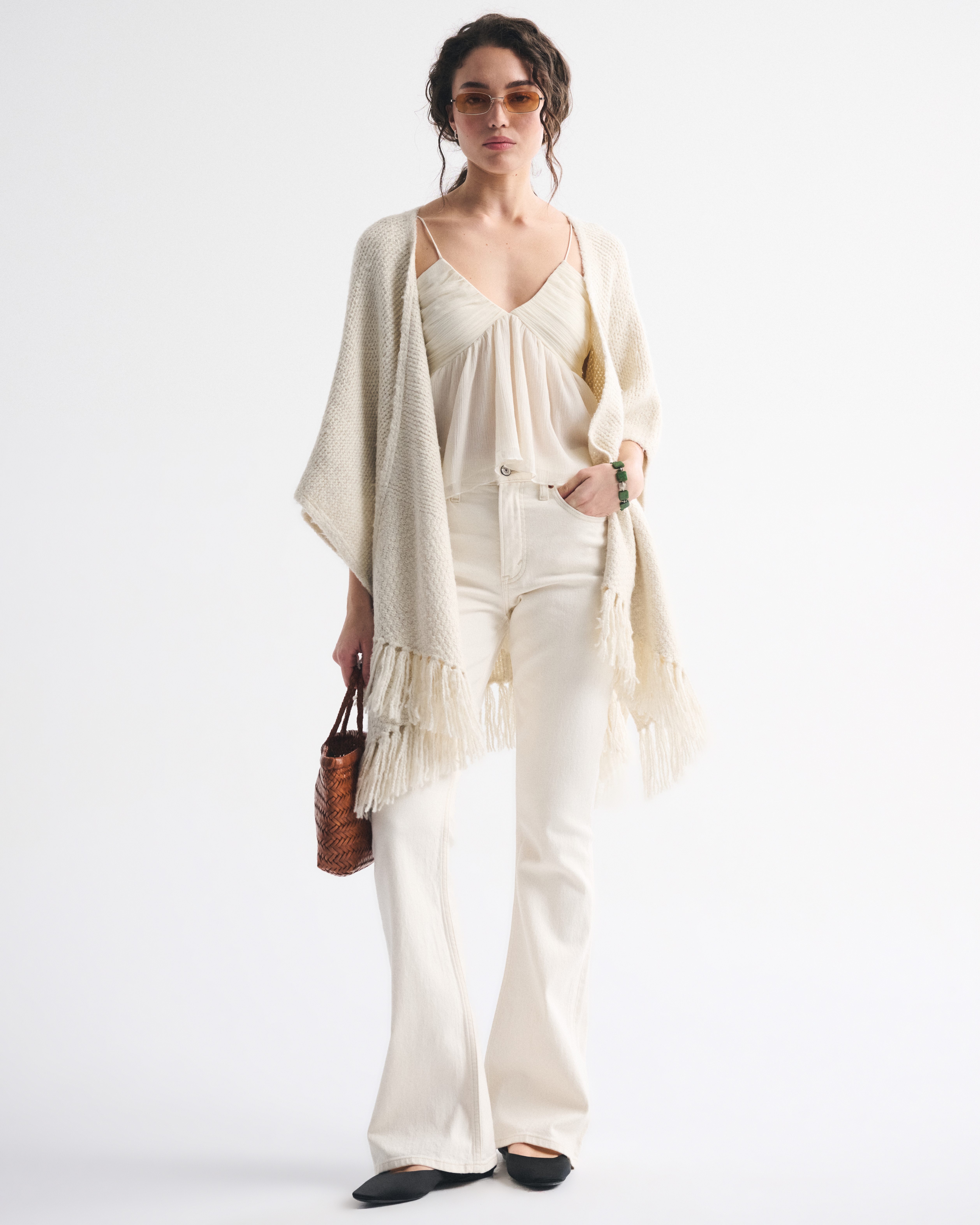 Женские кардиганы Abercrombie & Fitch Fringe Belted Cardigan — фото 3