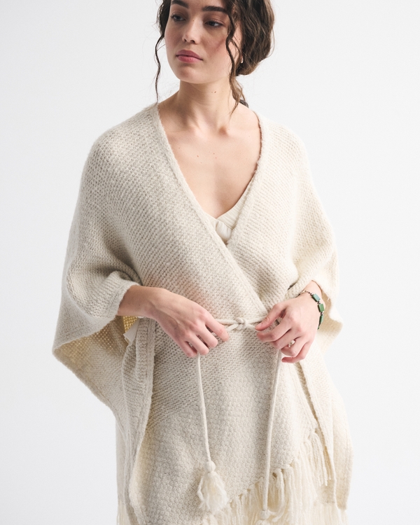 Fringe Belted Cardigan